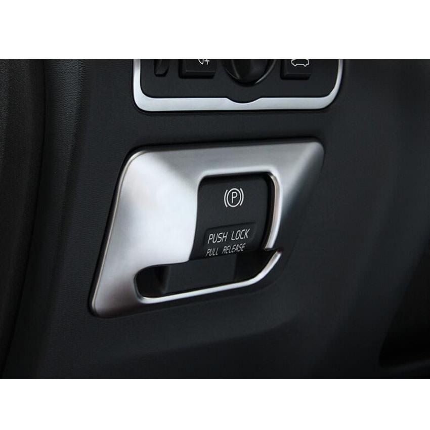 Volvo XC60 P3 Chrom Handbremse Schalter Knopf Rahmen Abdeckung