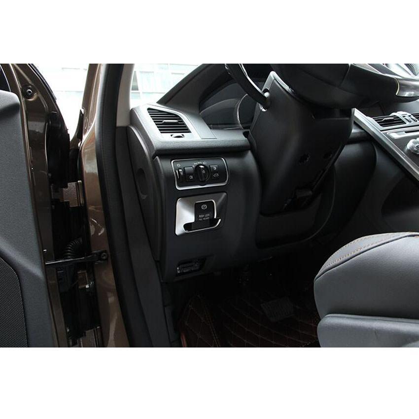 Volvo XC60 P3 Chrom Handbremse Schalter Knopf Rahmen Abdeckung