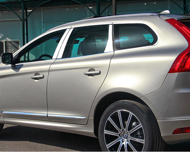 Volvo XC60 P3 Chrom Türzierleisten Abdeckung B + C Säule Türsäule