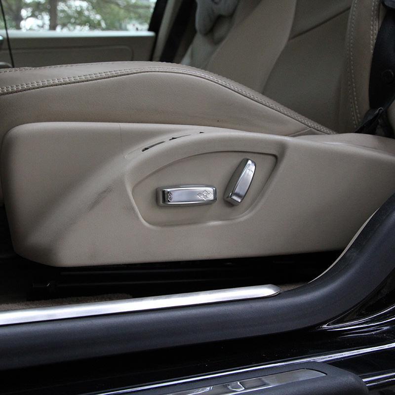 Volvo XC60 P3 Chrom Autositz Einstellung Schalter Knopf Abdeckung