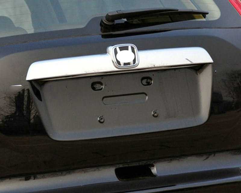 Honda CRV Chrom Kofferraum Gepäckraum Abdeckung Hinten Leiste