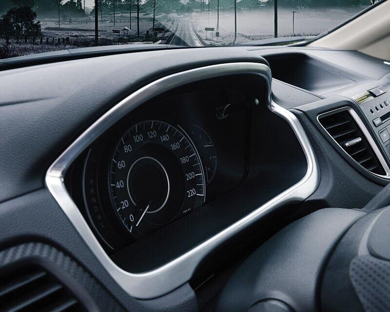 Honda CRV Chrom Mittelkonsole Armaturenbrett Geschwindigkeitsmesser Abdeckung
