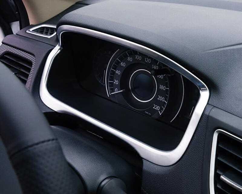 Honda CRV Chrom Mittelkonsole Armaturenbrett Geschwindigkeitsmesser Abdeckung
