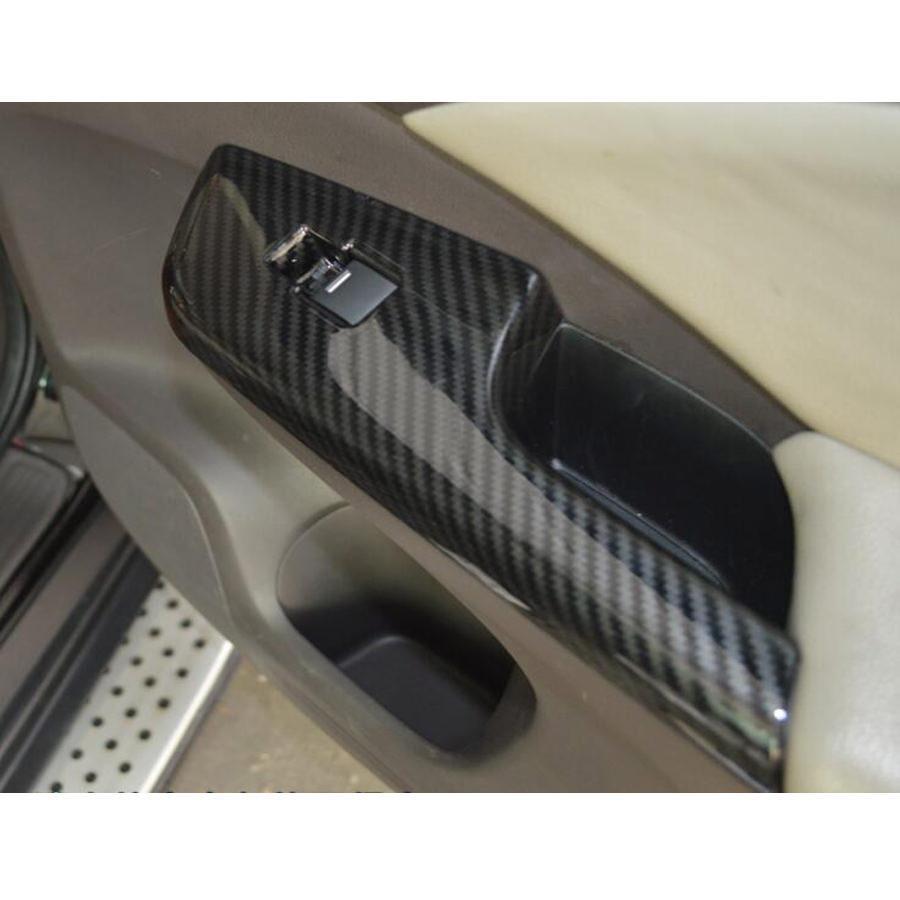 Honda CRV Carbon Abdeckung Fenster Heber Schalter Taster Rahmen