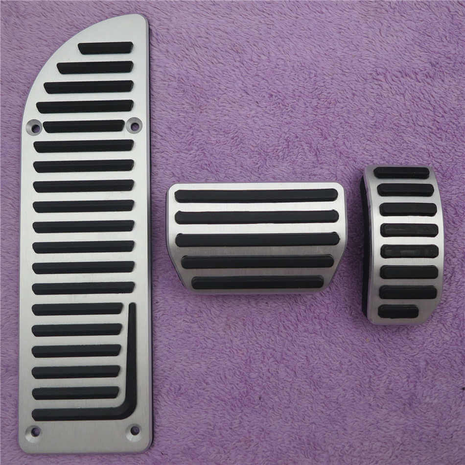 Volvo XC60 P3 Edelstahl Pedal Auflagen Kappen Gaspedal Kupplung Bremse Fußstütze