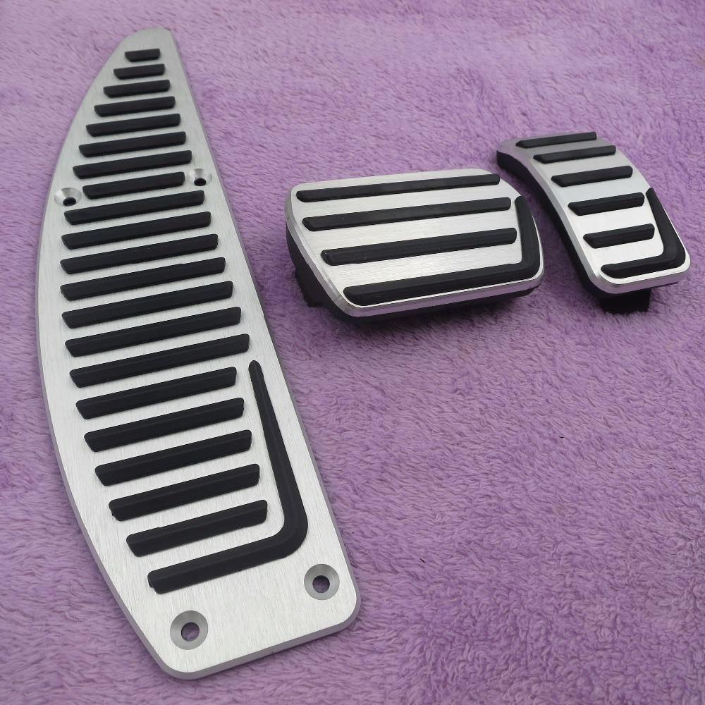 Volvo V40 P1 Edelstahl Pedal Auflagen Kappen Gaspedal Kupplung Bremse Fußstütze