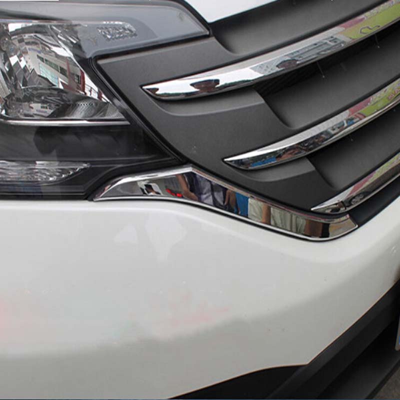 Honda CRV Chrom Kühlergrill Gitter Niere Streifen Abdeckung Leiste