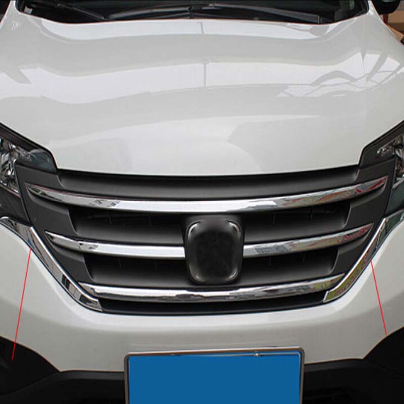 Honda CRV Chrom Kühlergrill Gitter Niere Streifen Abdeckung Leiste