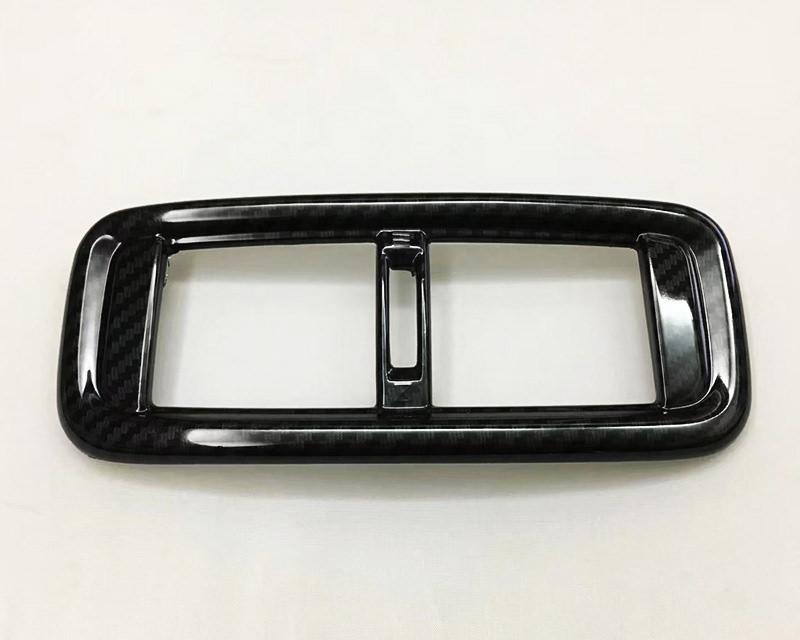 Honda CRV Chrom Carbon Mittelkonsole Armlehne Luftdüsen Lüftung Abdeckung Rahmen