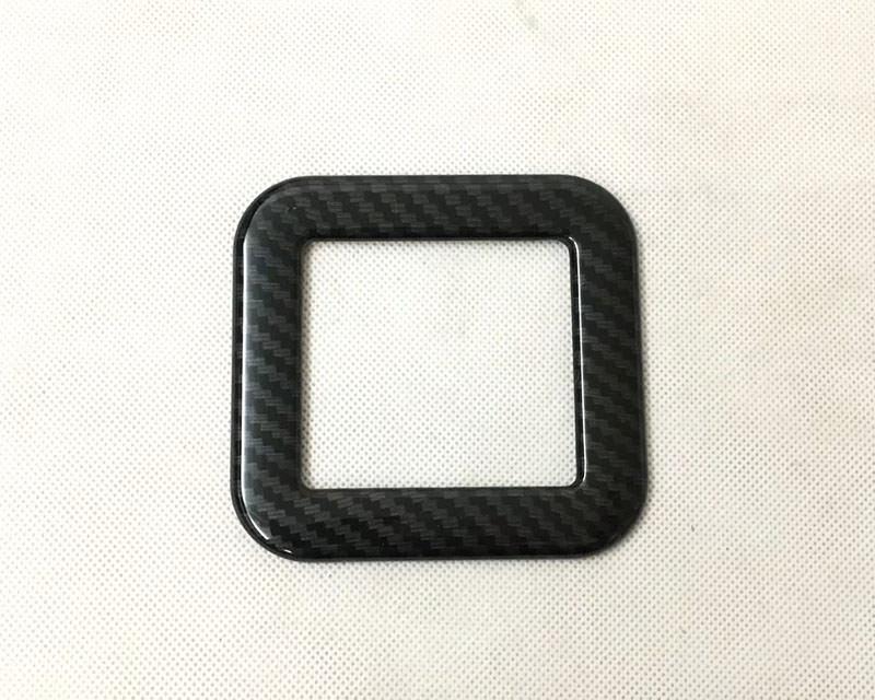 Honda CRV Chrom Carbon Mittelsitz Rücksitz Hinten Getränke Halter Abdeckung
