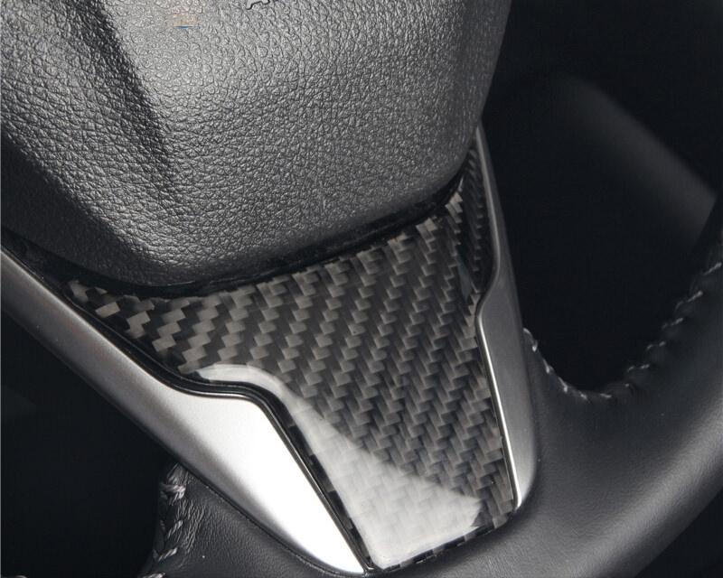 Honda CRV Chrom Carbon Lenkradbezug Lenkradhülle Abdeckung Rahmen