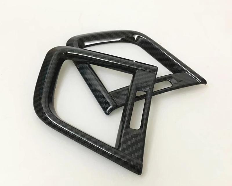 Honda CRV Chrom Carbon Armaturenbrett Luftdüsen Lüftung Abdeckung Rahmen