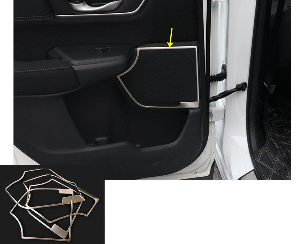 Honda CRV Chrom Tür Lautsprecher Ringe Rahmen Abdeckung Blende
