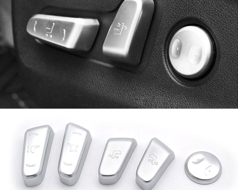 Kia Sportage 4 QL Chrom Autositz Einstellung Schalter Knopf Abdeckung