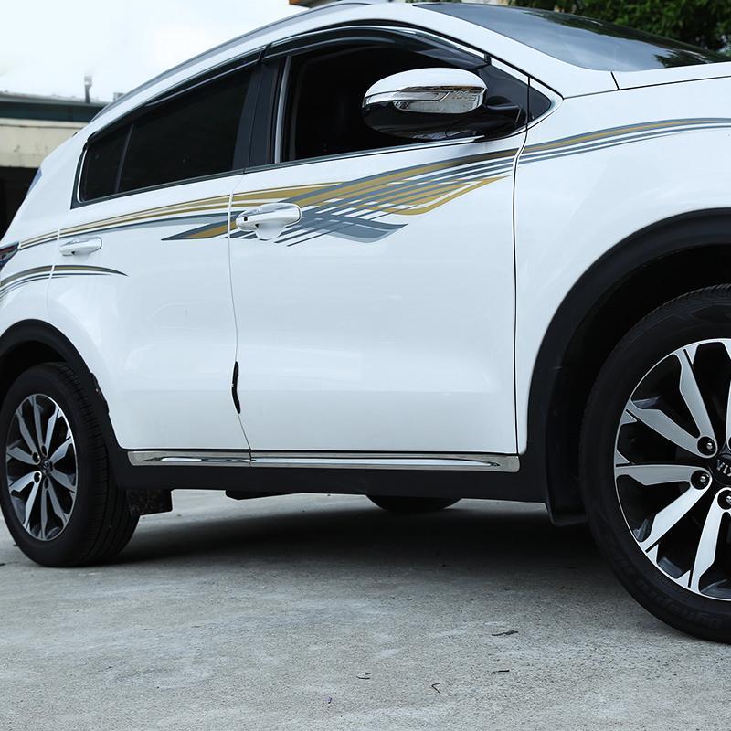 Kia Sportage 4 QL Chrom Zierleisten Seitenzierleisten Türleisten