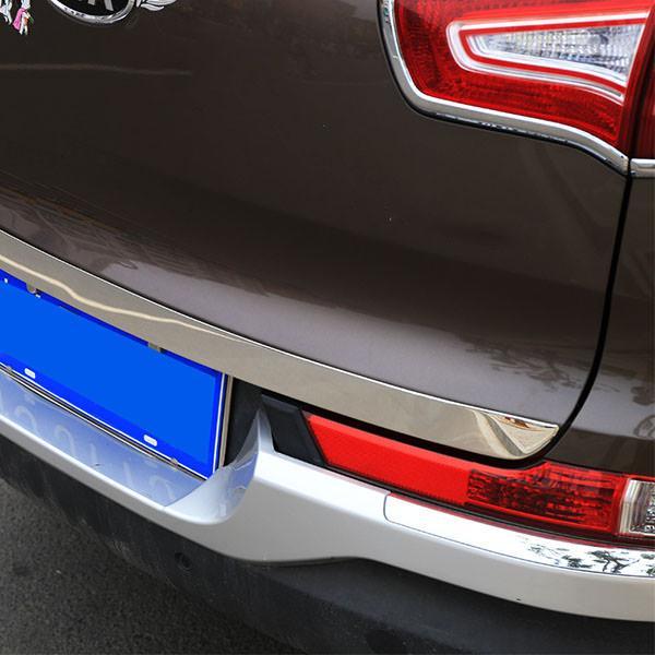 Kia Sportage 3 SL Chrom Kofferraum Gepäckraum Abdeckung Hinten Leiste