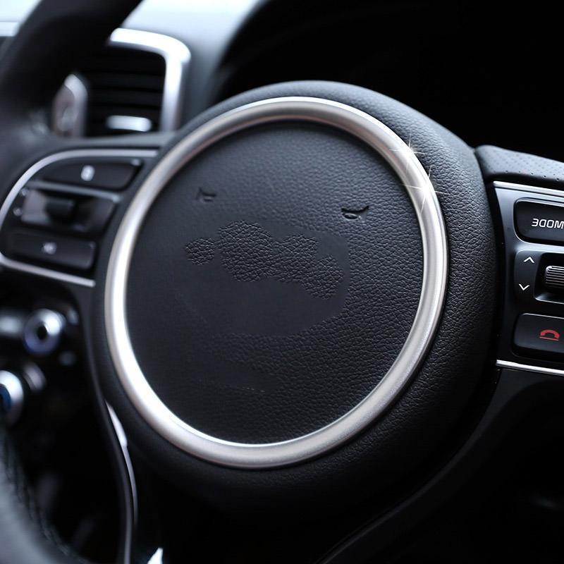 Kia Sportage 4 QL Chrom Lenkradbezug Lenkradhülle Abdeckung Rahmen