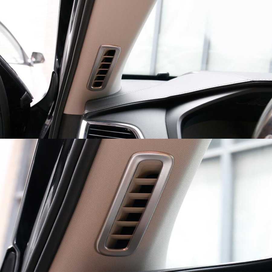 Volvo XC90 SPA Chrom Säule Luft Düsen Ausströmer Luftungs Gitter Schacht