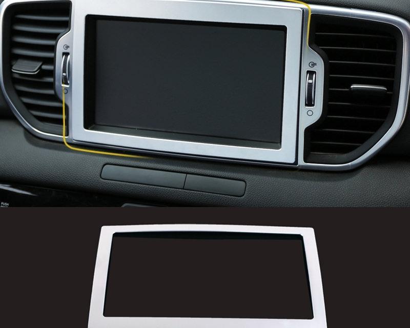 Kia Sportage 4 QL Chrom Mittelkonsole Armaturenbrett Rahmen Abdeckung