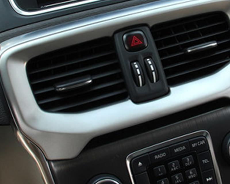 Volvo V40 P1 Chrom Mittelkonsole Luft Düsen Ausströmer Luftungs Gitter Schacht