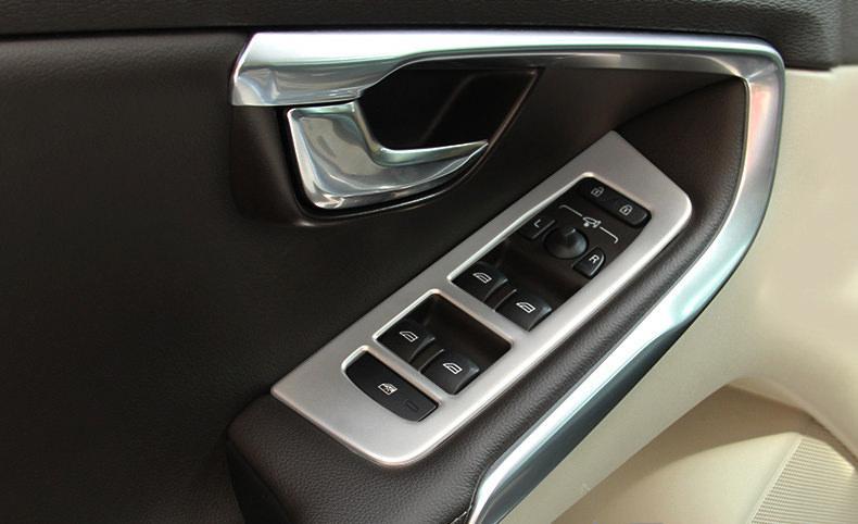 Volvo V40 P1 Chrom Abdeckung Fenster Heber Schalter Taster Rahmen