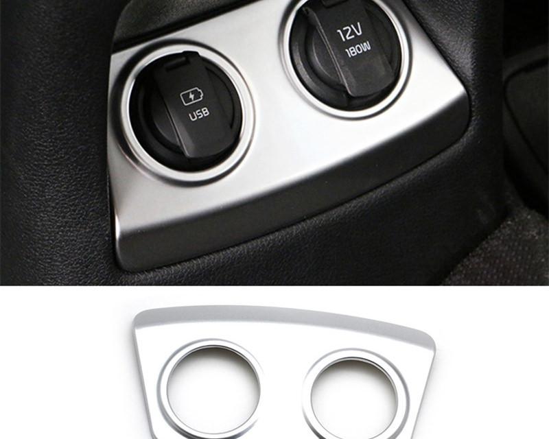 Kia Sportage 4 QL Chrom Zigaretten Anzünder Rahmen Abdeckung