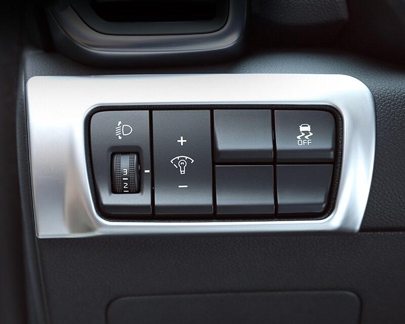 Kia Sportage 4 QL Chrom Licht Schalter Abdeckung Rahmen