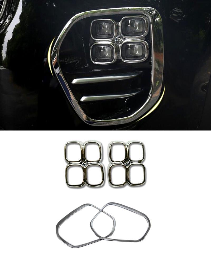 Kia Sportage 4 QL Chrom Nebelscheinwerfer Licht Abdeckung Rahmen Vorne