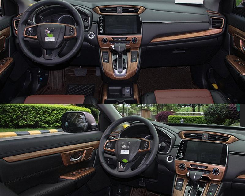 Honda CRV Holz Imitation Armaturenbrett Mittelkonsole Abdeckung Rahmen