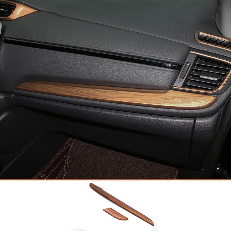Honda CRV Holz Imitation Armaturenbrett Mittelkonsole Abdeckung Rahmen