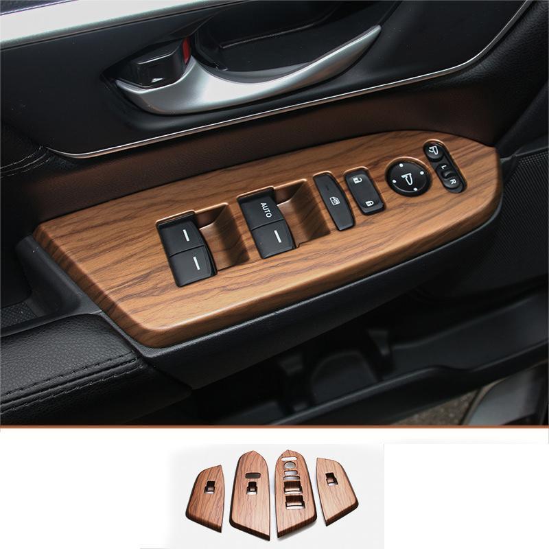 Honda CRV Holz Imitation Armaturenbrett Mittelkonsole Abdeckung Rahmen