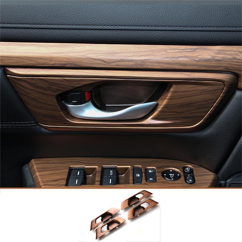Honda CRV Holz Imitation Armaturenbrett Mittelkonsole Abdeckung Rahmen