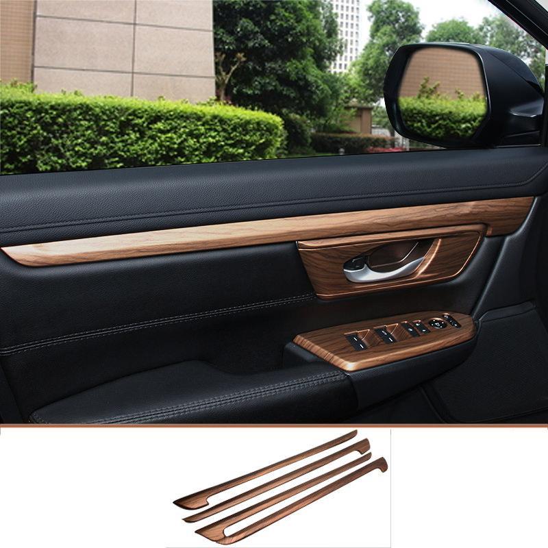 Honda CRV Holz Imitation Armaturenbrett Mittelkonsole Abdeckung Rahmen