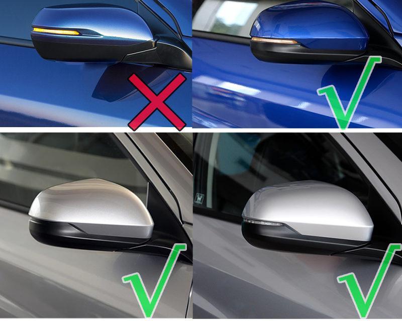 Honda HRV Chrom Rückspiegel Seitenspiegel Abdeckung Blende Rahmen
