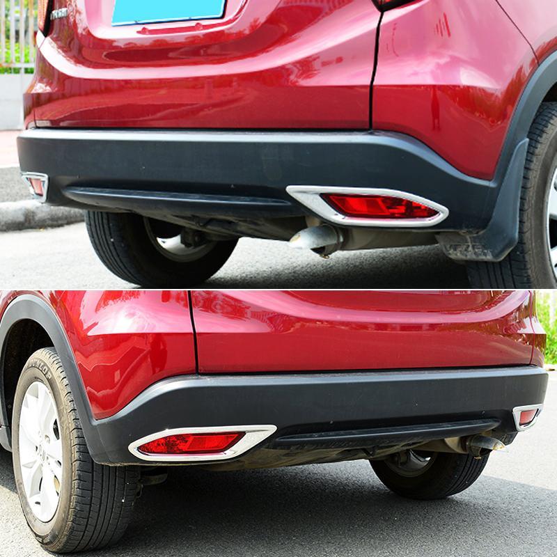 Honda HRV Chrom Nebelscheinwerfer Abdeckung Rahmen Licht Hinten