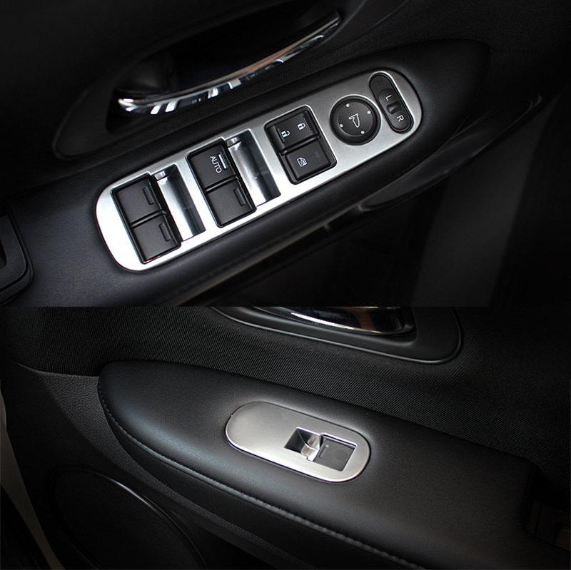 Honda HRV Chrom Abdeckung Fenster Heber Schalter Taster Rahmen