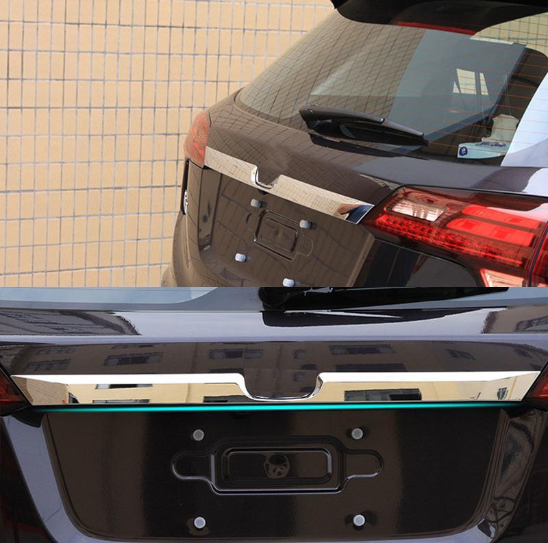 Honda HRV Chrom Kofferraum Gepäckraum Abdeckung Hinten Leiste