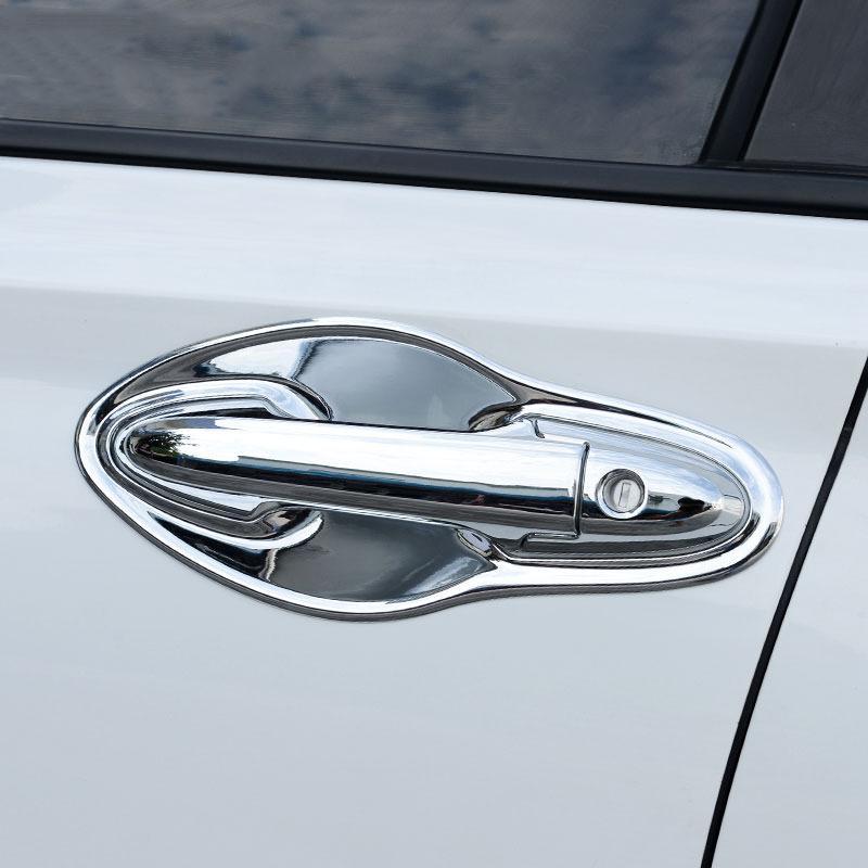 Honda HRV Chrom Außen Türgriff Schalen Mulden Tür Kappen Abdeckung
