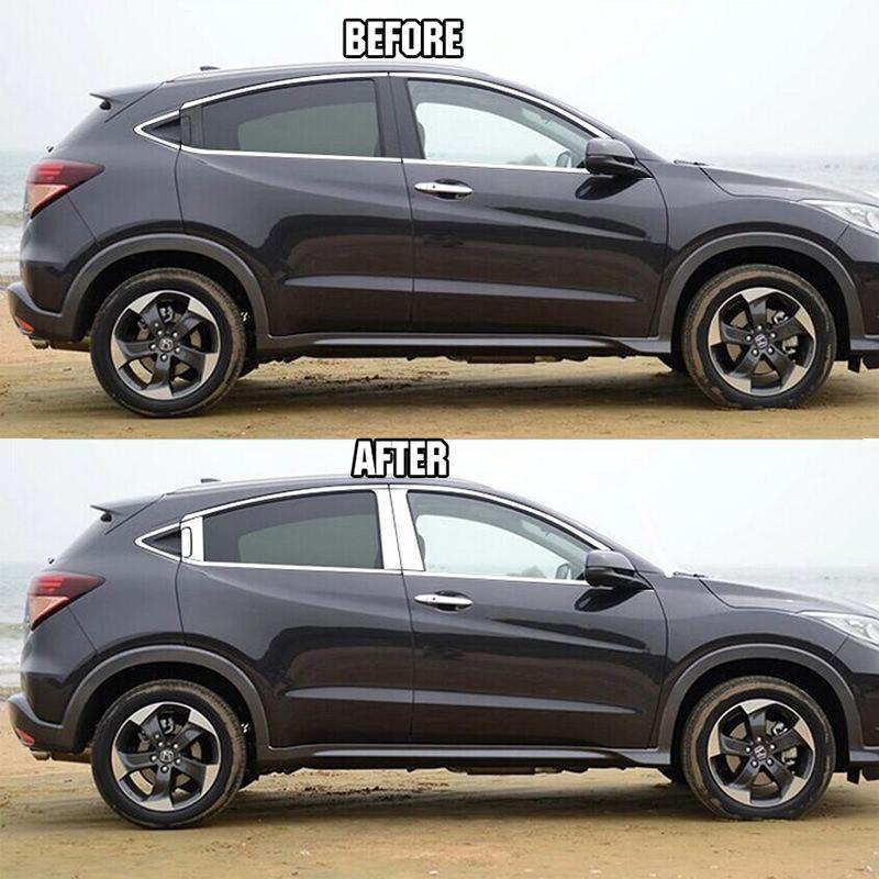 Honda HRV Chrom Türzierleisten Abdeckung B Säule Türsäule