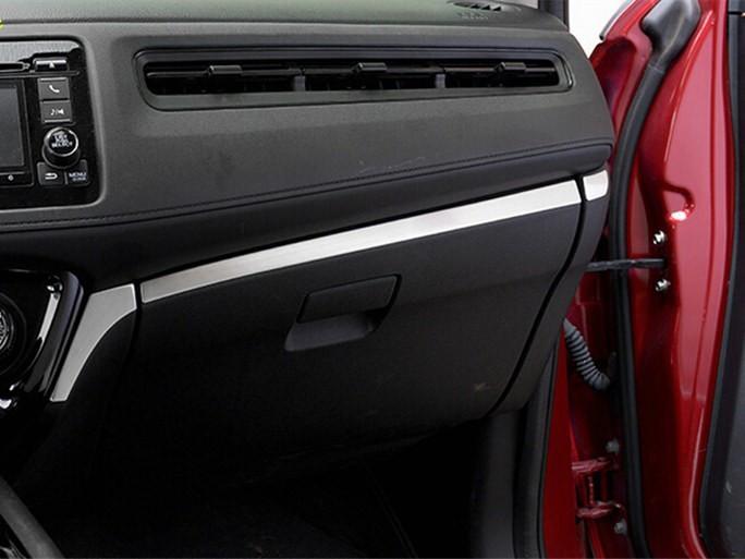 Honda HRV Chrom Griff Hebel Handschuh Fach Kasten Leiste Rahmen