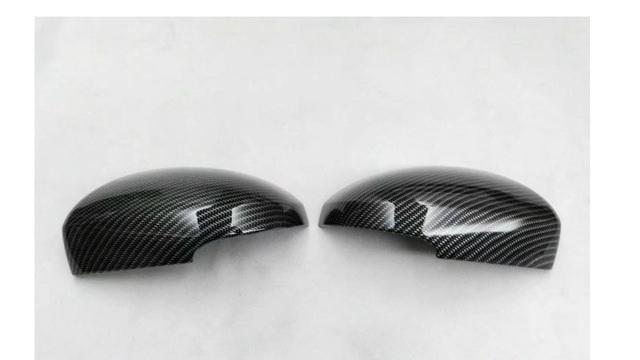 Honda Jazz Chrom Carbon Rückspiegel Seitenspiegel Abdeckung Blende Rahmen