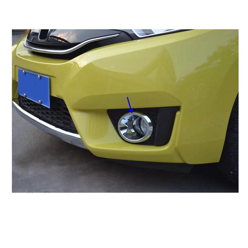 Honda Jazz Chrom Nebelscheinwerfer Licht Abdeckung Rahmen Vorne