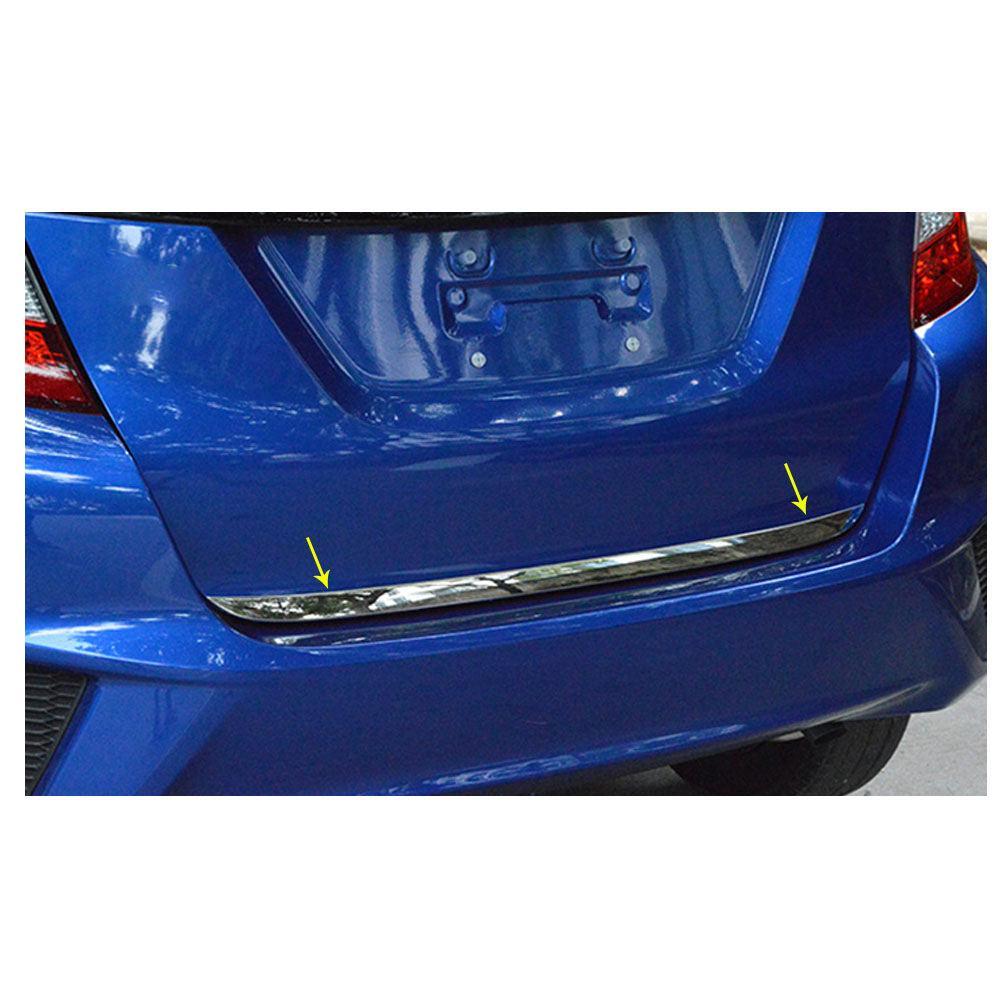 Honda Jazz Chrom Kofferraum Gepäckraum Abdeckung Hinten Leiste