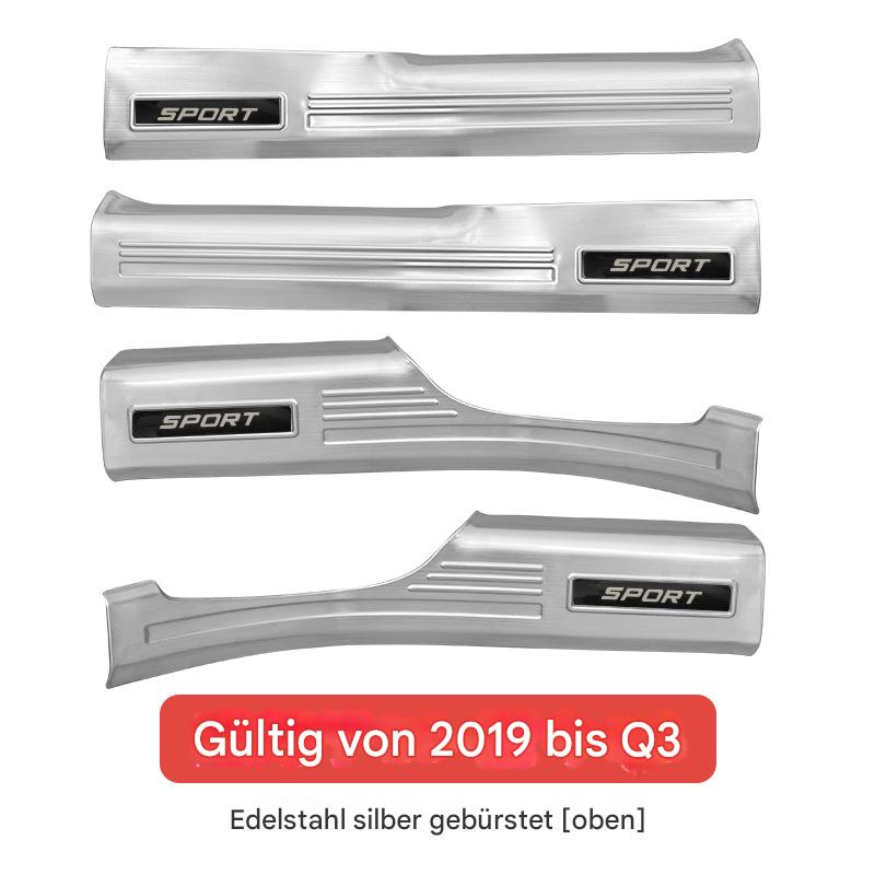 Einstiegsleisten Türschweller passend für Audi A6L / Q5 / A4L / A5 / Q3 – Edelstahl Welcome Pedal Innenraum Dekor & Tuning Zubehör