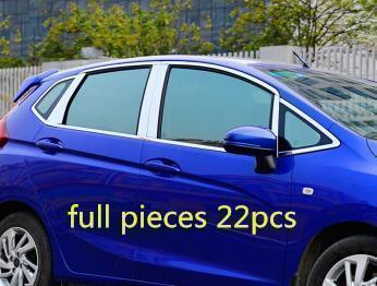 Honda Jazz Chrom Türzierleisten Abdeckung B Säule Türsäule
