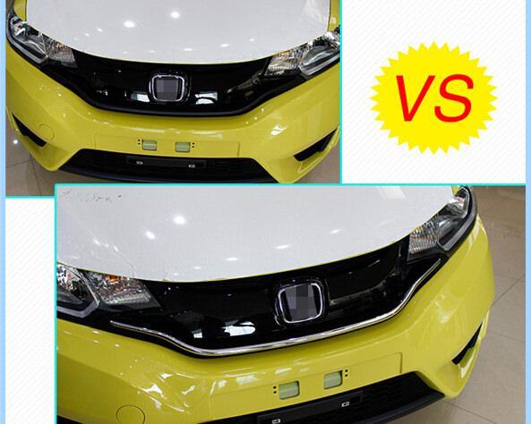 Honda Jazz Chrom Stossleiste Kühlergrill Vorne Leiste Abdeckung