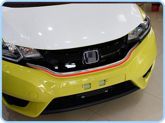 Honda Jazz Chrom Stossleiste Kühlergrill Vorne Leiste Abdeckung
