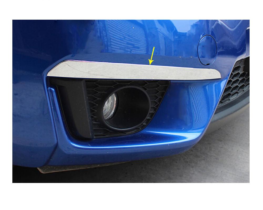 Honda Jazz Chrom Nebelscheinwerfer Licht Abdeckung Leiste Vorne
