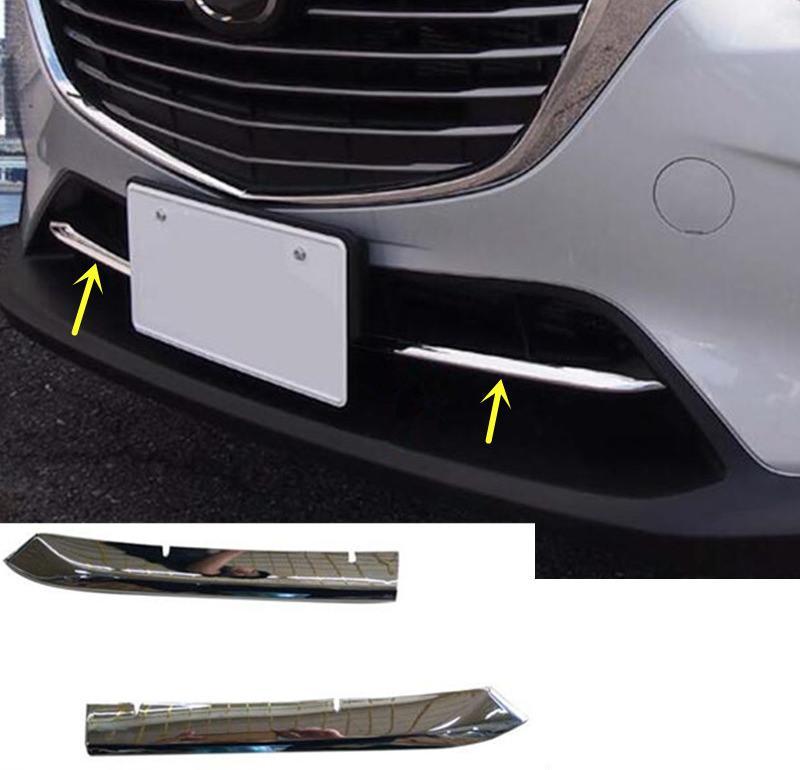 Mazda CX3 Chrom Vorne Kühlergrill Gitter Leiste Abdeckung Unten