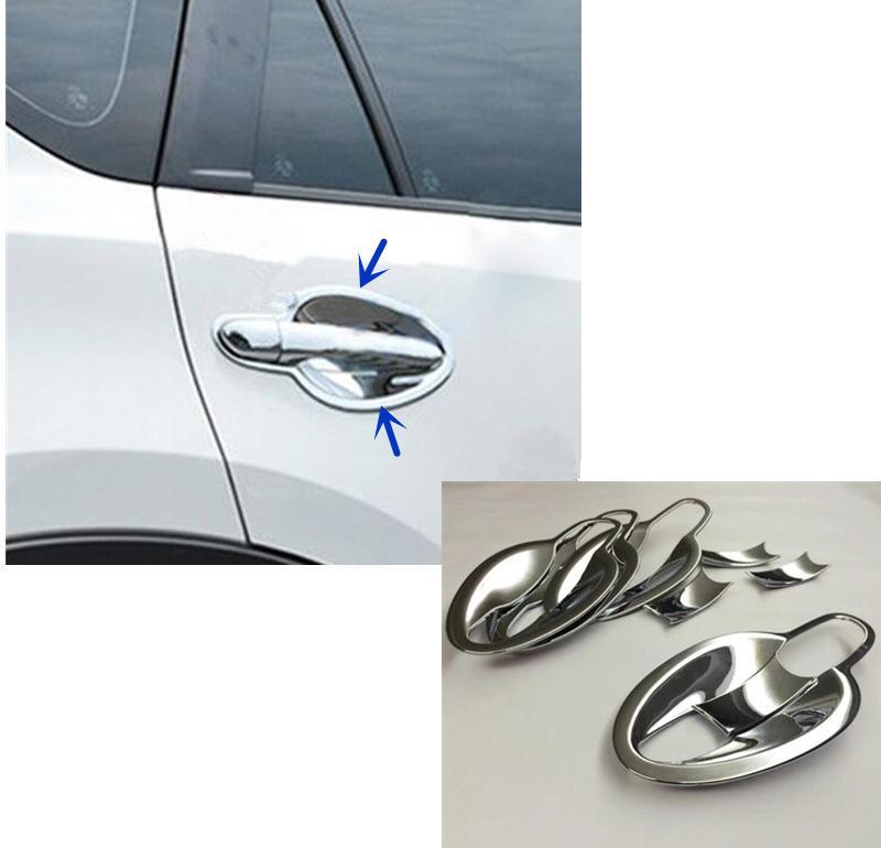 Mazda CX3 Chrom Türgriff Schalen Tür Abdeckung Blende Rahmen
